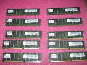 Lot 10 of IBM 09N4308 33L5039 SAMSUNG PC2100R 1GB DDR PC2100 CL2.5 ECC - Picture 1 of 4