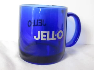 Jell-O Cobalt Blue Coffee Mug Made In France - Picture 1 of 8