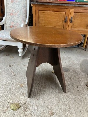 Vintage Brown Wood Veneer Side End Table - image 1 of 4