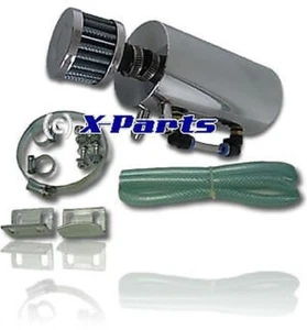 Colector de Aceite Redondo Aluminio Cromado Ford Fiesta Focus Rs Escort - Imagen 1 de 1