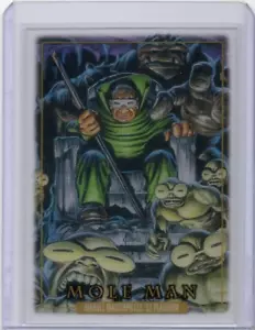 2024 Skybox Marvel Masterpieces '92 Platinum Mole Man Clear Cut #52 - Picture 1 of 2