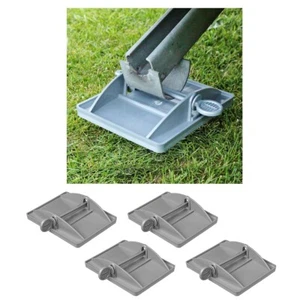 4 Stück Stützplatten XL für Wohnwagenstützen Stützen Wohnwagen Caravan Anhänger - Bild 1 von 5