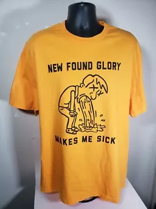 T-shirt da uomo New Found Glory Makes Me Sick Band taglia 2XL - Foto 1 di 3