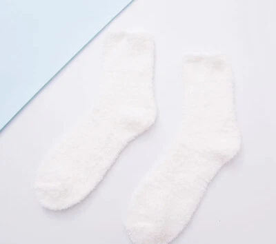 3Pairs Women Ladies Soft Fluffy Bed Socks Winter Warm Lounge Slipper Fleece Sock - Image 1 of 4