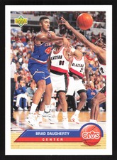 1992 Upper Deck McDonald's Brad Daugherty     #CL3 Cleveland Cavaliers