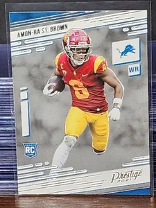 2021 Panini Prestige - Rookies Xtra Points Red #234 Amon-Ra St. Brown (RC) - Bild 1 von 2