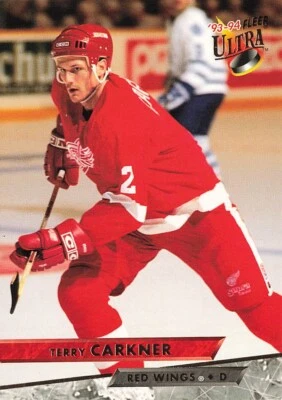 1993 Ultra #304 Terry Carkner Detroit Red Wings - Image 1 of 2