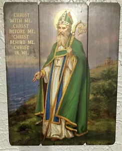 "ST PATRICK" PALETTENSCHILD, 12 x 15" Neu im Karton! ATEMBERAUBEND! - Bild 1 von 3