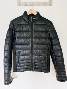 ZARA Herren Lederjacke mit Kapuze - Bild 1 von 6