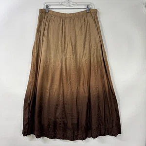 Additions Chico's Women's Maxi Skirt Size 0 Small 4 Brown Earthen Ombre Neutral - Picture 1 of 7