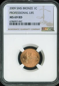 2009 Professional Life Lincoln Cent NGC MS69 RD SMS Quality - Picture 1 of 2