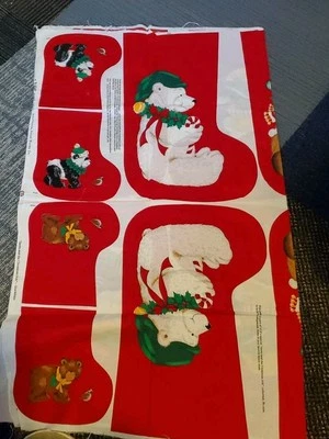 Medias de Colección Coser Navidad Tela VIP Corte y Coser Oso Polar Panda Mapache Foto 1 de 4