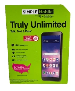Simple Mobile T-Mobile Truly Unlimited LG Journey 32GB - No Contract - Picture 1 of 4