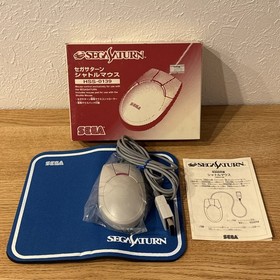 New Official Sega Saturn SHUTTLE MOUSE Controller White HSS-0139 mouse Japan