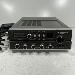 Vintage Motorola System 500 CB Radio CM510 NIEPRZETESTOWANE części jak rzadkie - Zdjęcie 1 z 19