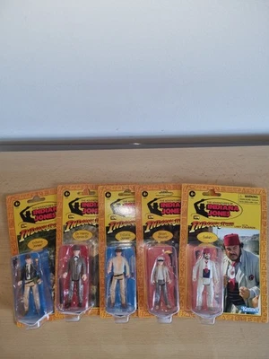 Kenner Retro Collection Indiana Jones Figures Set Of 5 New In Box - Image 1 of 4