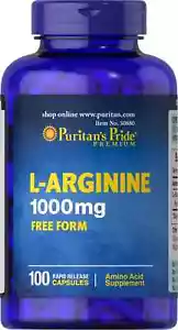 Puritan's Pride L-Arginine 1000 mg - 100 Capsules - Picture 1 of 4