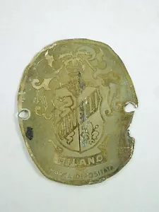 Vintage Cinelli Milano Bicycle Head Badge Emblem Marca Depositata - Picture 1 of 5