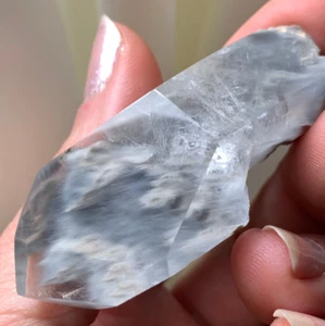 EXTREM SELTENE HÖCHSTE GRADE SCHÖNE ÄTHERISCHE BLAUE TARA QUARTZ KRISTALLPUNKT - Bild 1 von 11