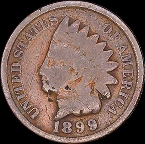 1899 1C Indian Head Cent Uncertified Circulated BN - Picture 1 of 2