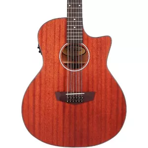 D'Angelico Premier Fulton LS Cutaway Grand Auditorium A/E Guitar Mahogany Satin - Picture 1 of 6