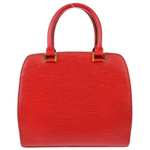Louis Vuitton Red Epi Pont Neuf Handbag M52057 MI0958 175898 - Picture 1 of 10