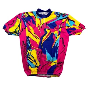 maillot cycliste vintage années 90 taille 5 L BW 59 cm bike shirt vélo maillot ZM59 - Photo 1/2