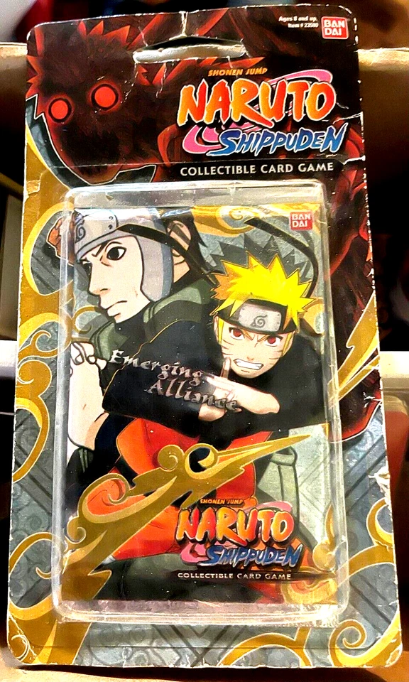 BANDAI NARUTO TCG EMERGING ALLIANCE BLISTER PACK (1 BOOSTER) FACTORY /NEW