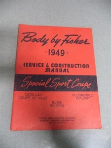 Original 1949 Body by Fisher Service & Construction Manual Special Sport Coupe - Picture 1 of 11