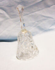BELL COLLECTIBLE Vintage 5" Clear Crystal Pinwheel 6 Sided Pointed Handle (A2)