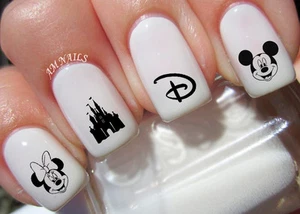 DISNEY Nail Art Stickers Transfers Decals Set of 50 - A1211 - Picture 1 of 12