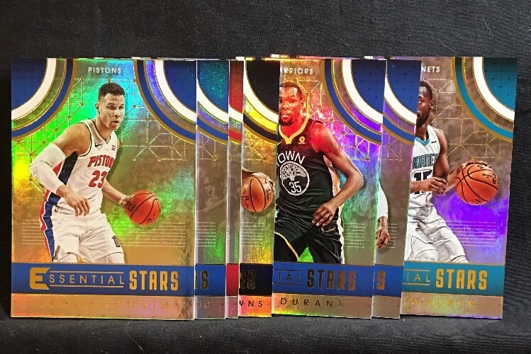 2017-18 Panini Essentials NBA Essential Stars Insert Cards Lot You Pick - Image 1 of 3