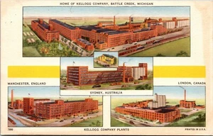 Postal Home of Kellogg Company Battle Creek Michigan - Imagen 1 de 2