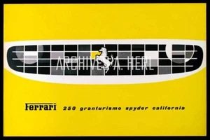 Poster stampa Ferrari 250 GranTurismo Spyder California 1960 - Foto 1 di 1