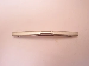 2-1/8" Plain Front, Silver Tone Vintage SWANK Collar Bar L226 - Picture 1 of 8