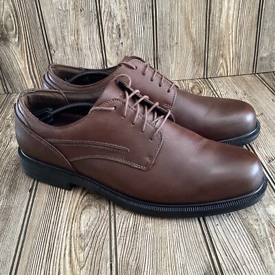 Dunham Hombres Jericho Burlington Cuero Impermeable Oxford Zapatos MCT410SB Talla 12 Foto 1 de 4