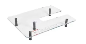 Bernina tavolo scorrevole trapunta / tavolo scorrevole in plexiglass per 820 830 880 - Foto 1 di 1