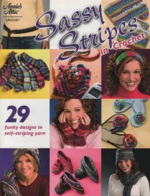 CROCHET SASSY STRIPES IN CROCHET 29 DESIGNS MUST SEE!!! - Image 1 of 2