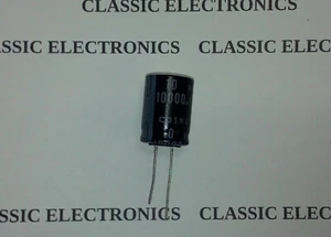 Condensador electrolítico Nippon Chemi-Con 10.000uF 10 voltios cables radiales - Imagen 1 de 3