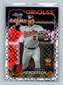 2024 Topps Chrome X-fractors Gunnar Henderson Baltimore Orioles #36 - Foto 1 di 2