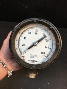 Ashcroft 160 Psi 5" Pressure Gauge USED - Picture 1 of 5
