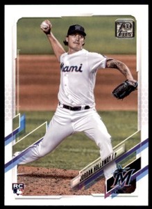 Jordan Holloway 2021 Topps Update Rookie Card | RC #US82 Miami Marlins