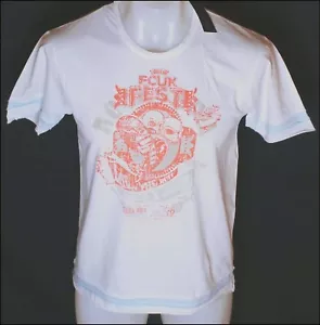 Neu Herren French Connection Fcuk Fest T-Shirt Xs S M Locker Übergroße Passform - Bild 1 von 1