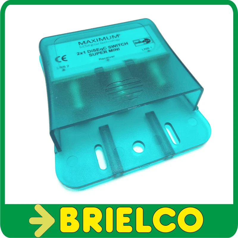 MAXIMUM CONMUTADOR DISEQC PARA ANTENA PARABOLICA 2 ENTRADAS LNB BD1393