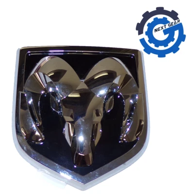 New OEM Mopar Rams Head Door Medallion Emblem 2014-22 1500 Promaster 68169766AA - Image 1 of 2