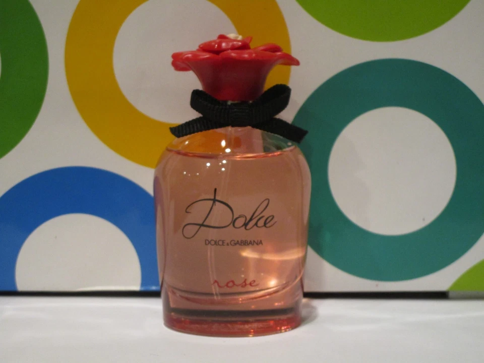 DOLCE & GABBANA ~ DOLCE ROSE EAU DE TOILETTE SPRAY ~ TAPA ROJA DE 2,5 OZ Foto 1 de 1