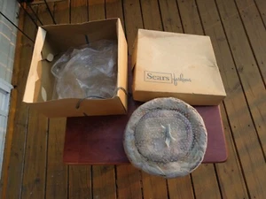 Sombrero de señora vintage de 1950 y caja original Sears Roebuck & Co. - Imagen 1 de 12