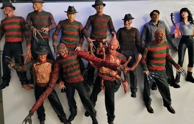NECA Ultimate Pesadilla en Elm Street Freddy Krueger Lote de 11 Foto 1 de 4