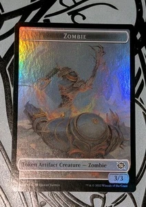 MTG *FOIL * The Brothers' War Token ZOMBIE ** POWERSTONE NM - Imagen 1 de 2