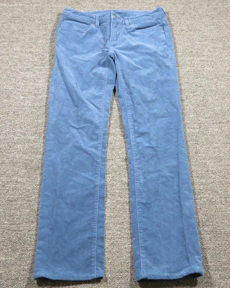 Pantalones de Pana Patagonia Para Hombres 28 Azul Regular Algodón Orgánico 5 Bolsillos Pierna Recta Foto 1 de 4
